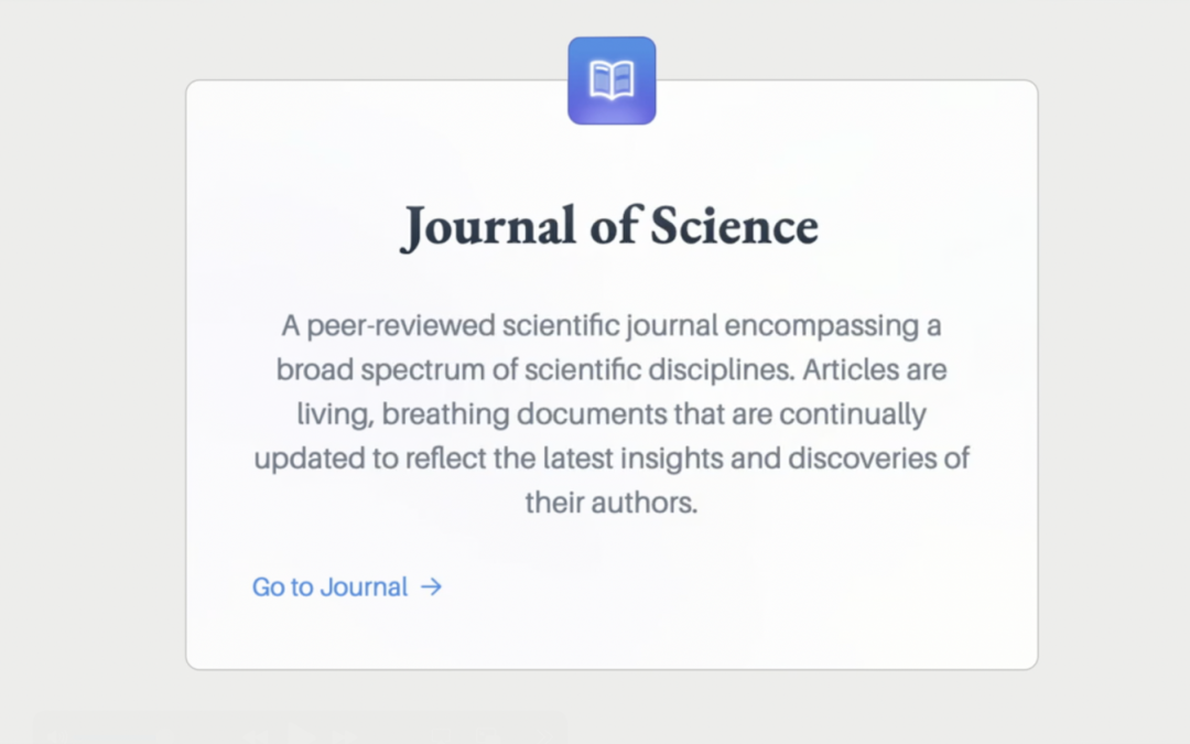 278. New Way to Publish Science