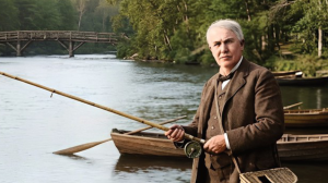 Thomas Edison Fishing